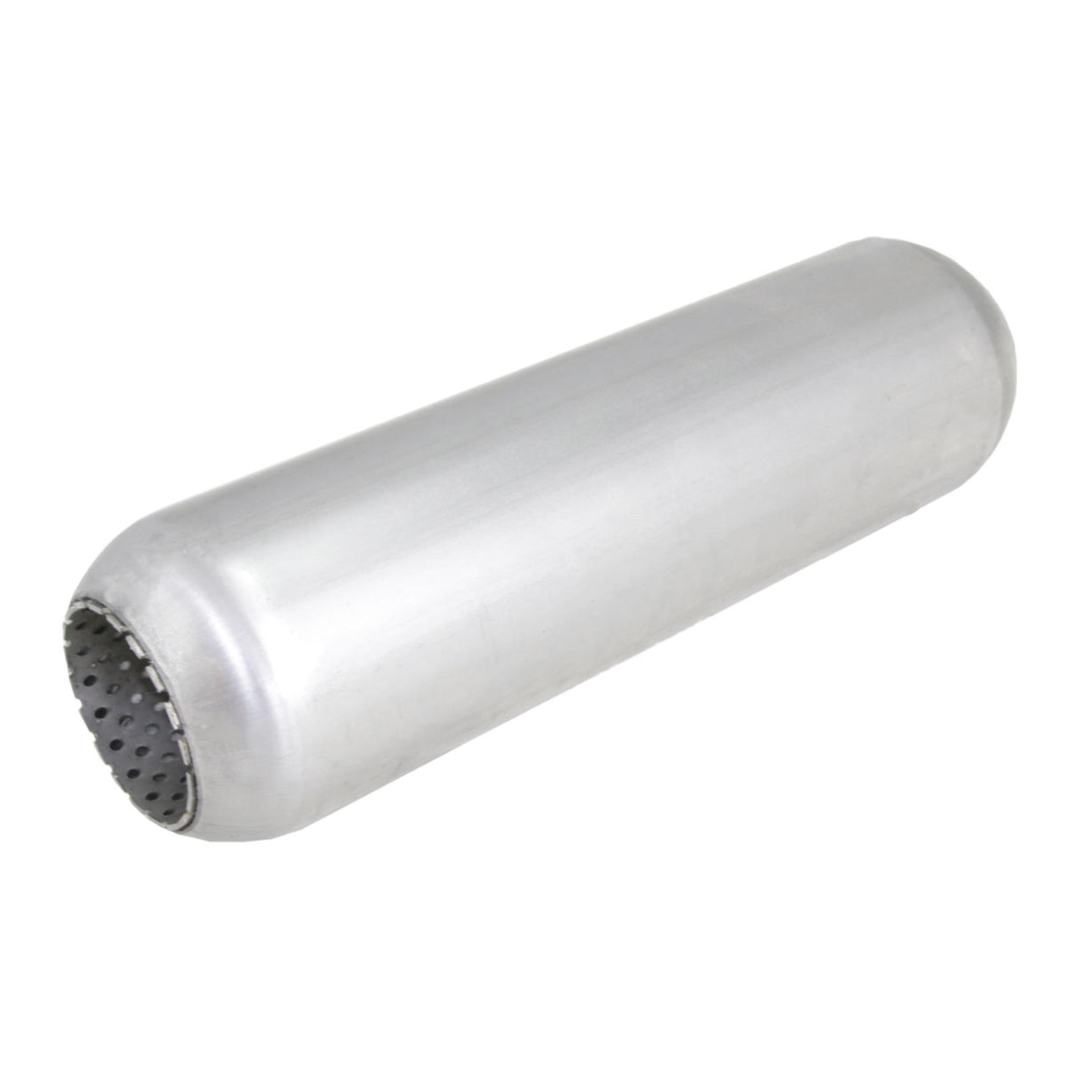 REDBACK | 2.5" Hotdog Resonator 12" Long | 409 Stainless Steel Perforated Core | HD12225P-409