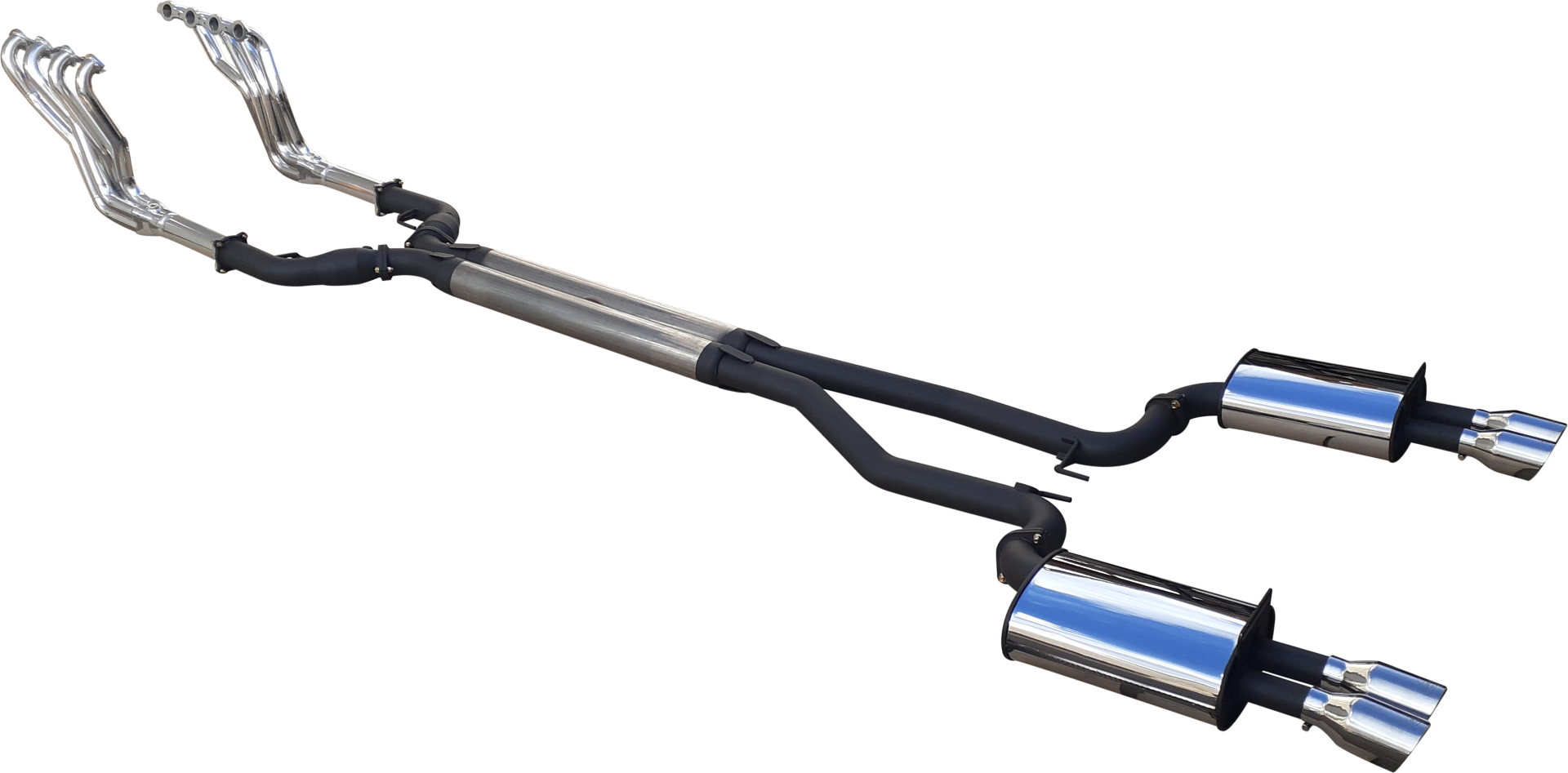 Manta - Holden Commodore VE VF V8 (2006-20017) Sedan & Wagon - Twin 3" Full Exhaust System with 3.5" Tips, 1 3/4" Headers + Cats (Di Filippo - Manta Pro Series)