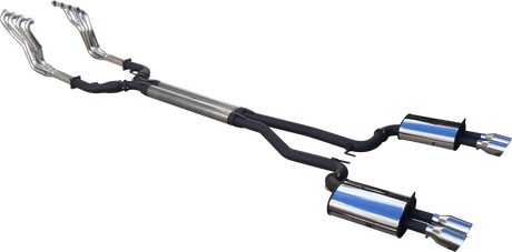 3in Dual Full Exhaust System with 1 3/4in Headers & 3.5in Tips for Holden Commodore VE/VF & HSV E-Series/Gen-F 6.0L/6.2L V8 Sedan & Wagon (2006–2017) – DPE by Manta Stainless Steel