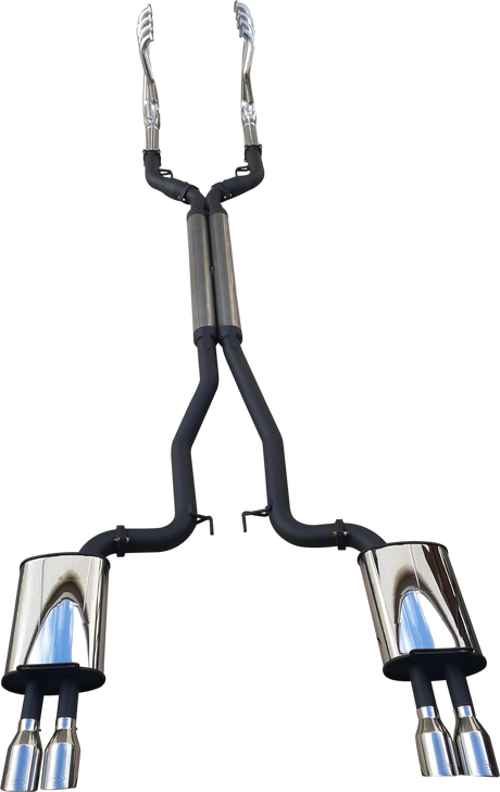 3in Dual Full Exhaust System with 1 3/4in Headers & 3.5in Tips for Holden Commodore VE/VF & HSV E-Series/Gen-F 6.0L/6.2L V8 Sedan & Wagon (2006–2017) – DPE by Manta Stainless Steel