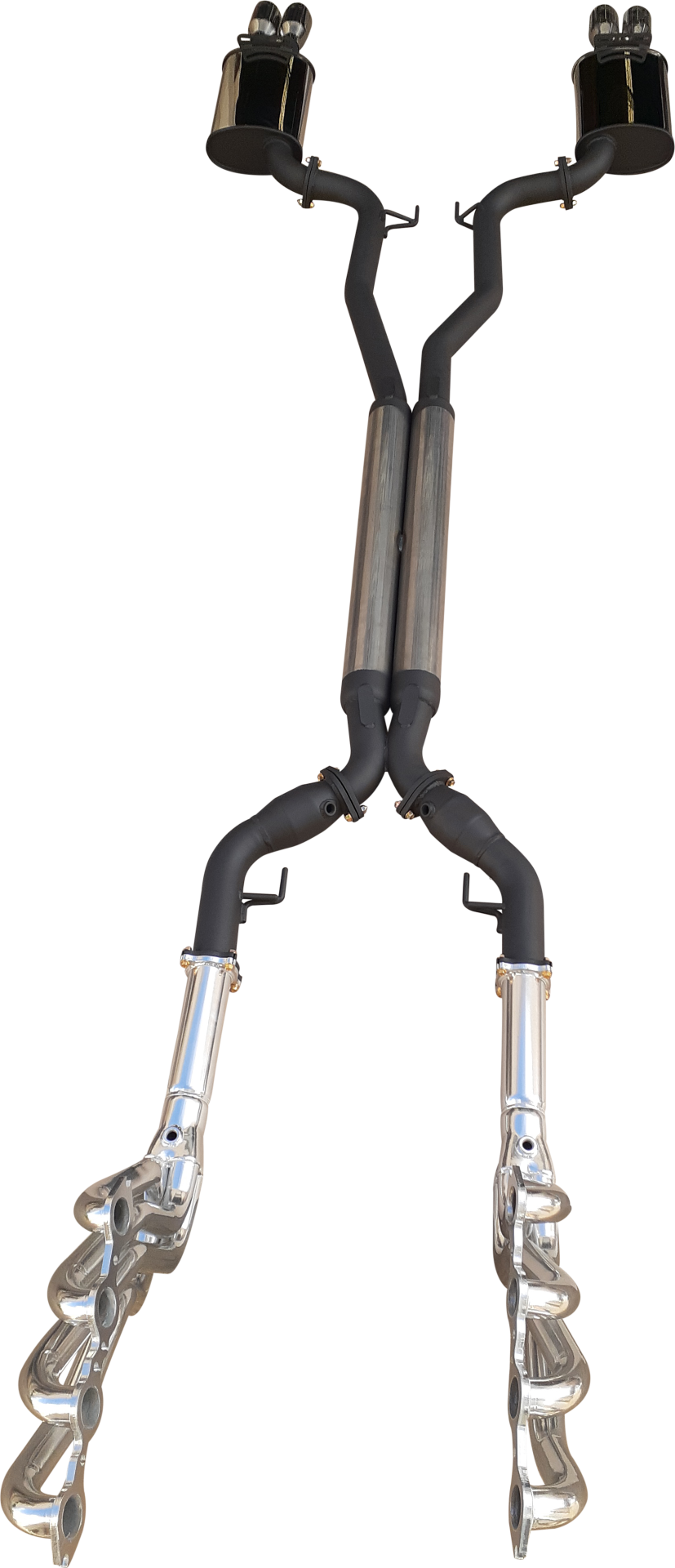 3in Dual Full Exhaust System with 1 3/4in Headers & 3.5in Tips for Holden Commodore VE/VF & HSV E-Series/Gen-F 6.0L/6.2L V8 Sedan & Wagon (2006–2017) – DPE by Manta Stainless Steel