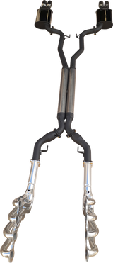 3in Dual Full Exhaust System with 1 3/4in Headers & 3.5in Tips for Holden Commodore VE/VF & HSV E-Series/Gen-F 6.0L/6.2L V8 Sedan & Wagon (2006–2017) – DPE by Manta Stainless Steel