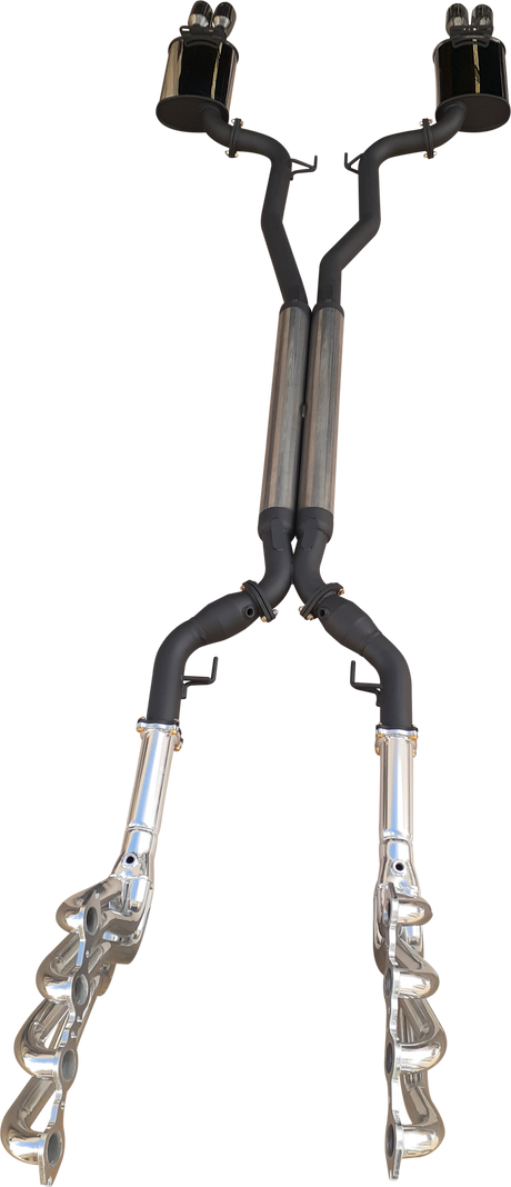 3in Dual Full Exhaust System with 1 3/4in Headers & 3.5in Tips for Holden Commodore VE/VF & HSV E-Series/Gen-F 6.0L/6.2L V8 Sedan & Wagon (2006–2017) – DPE by Manta Stainless Steel