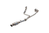 XFORCE - SUBARU IMPREZA GC GD GG SEDAN N/A (1994-2006), 4-2-1 Matte Stainless Steel With 2 1/2" Inch Metallic Cats (100 Cell)