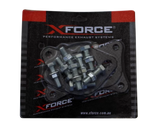 XFORCE - SUBARU IMPREZA GC GD GG SEDAN N/A (1994-2006), 4-2-1 Matte Stainless Steel With 2 1/2" Inch Metallic Cats (100 Cell)