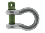 Hulk 4X4 - BOW SHACKLE 3250kg GALVINISED BODY DIA 16mm PIN DIA 19mm