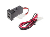 Hulk 4X4 - DUAL USB SOCKET QC3 OE RPL T/S LATE TOYOTA BLUE LED