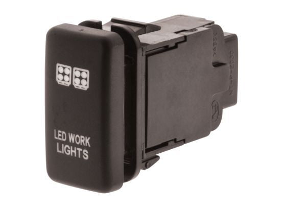 Hulk 4X4 - SWITCH PUSH BUTTON ON / OFF OE RPL 12V WORK LIGHT BLUE