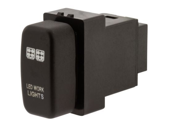 Hulk 4X4 - SWITCH PUSH BUTTON ON / OFF OE RPL 12V WORK LIGHT AMBER