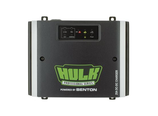 Hulk 4X4 - DC-DC BATT CHARGER 12/24V 25a MULTI STAGE 12/24V INPUT 12V