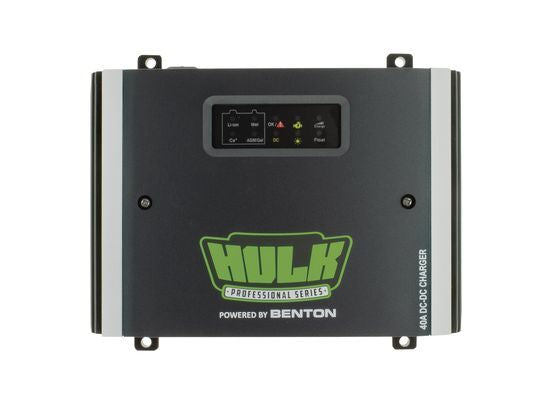 Hulk 4X4 - DC-DC BATT CHARGER 12/24V 40a MULTI STAGE 12/24V INPUT 12V