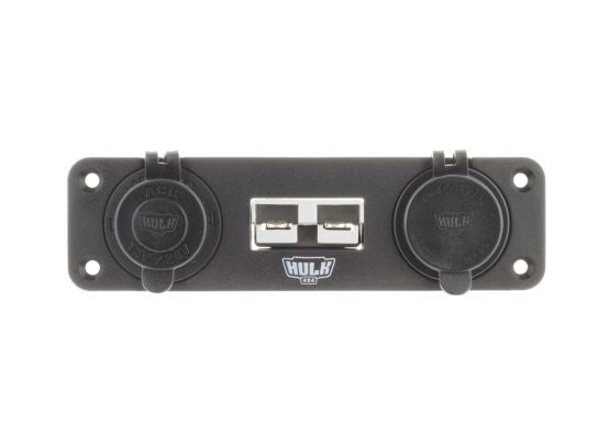 Hulk 4X4 - TRIPLE FLUSH MOUNT HOUSING 50amp ANDERSON STYLE PLUG
