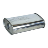 LUKEY | 2" 8x4 Oval Megaflow Performance Muffler | 430 Stainless | J527MN-430L