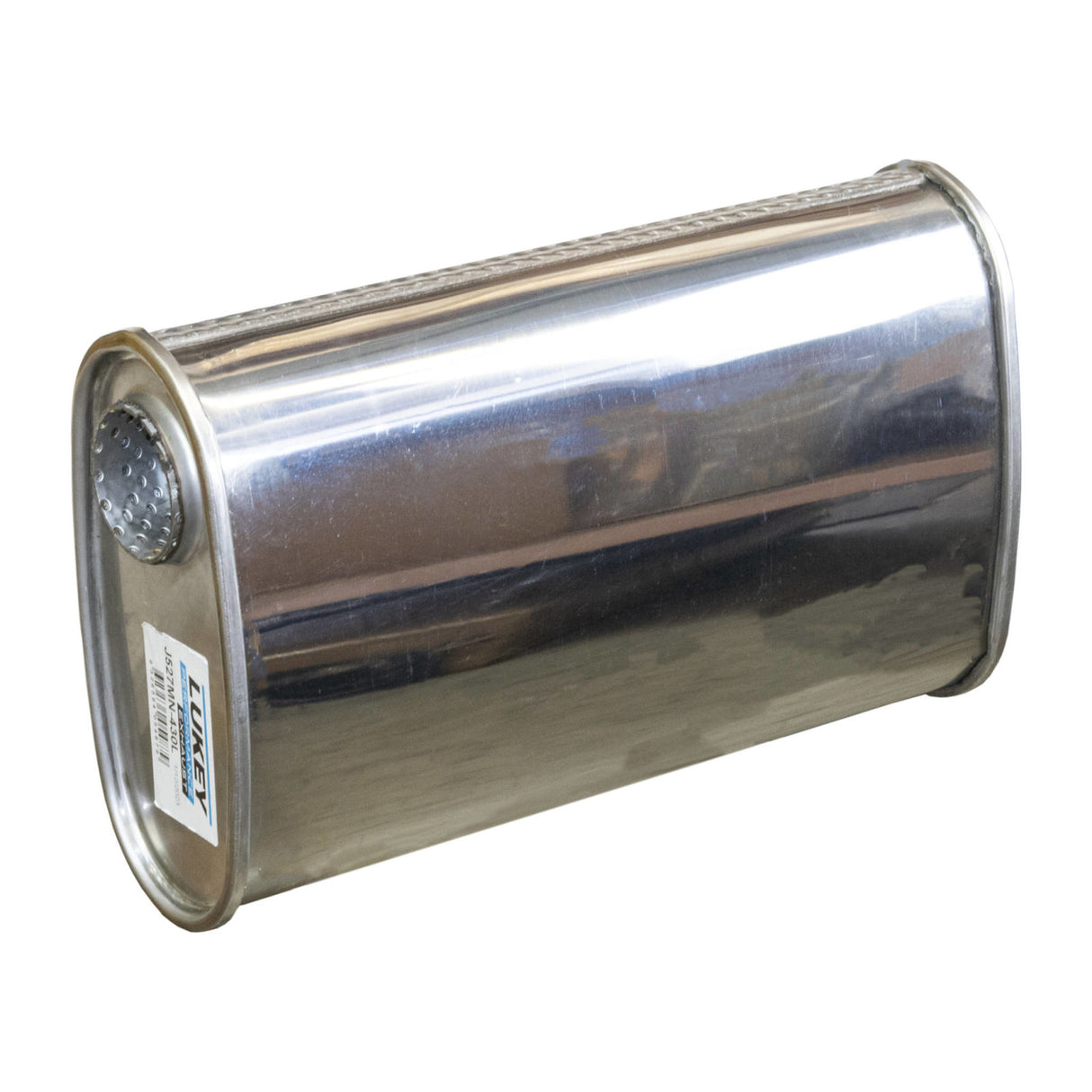 LUKEY | 2" 8x4 Oval Megaflow Performance Muffler | 430 Stainless | J527MN-430L