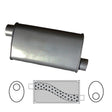 Redback - 2" Megaflow Muffler O/O 16"x8"x4" Oval Aluminised Steel