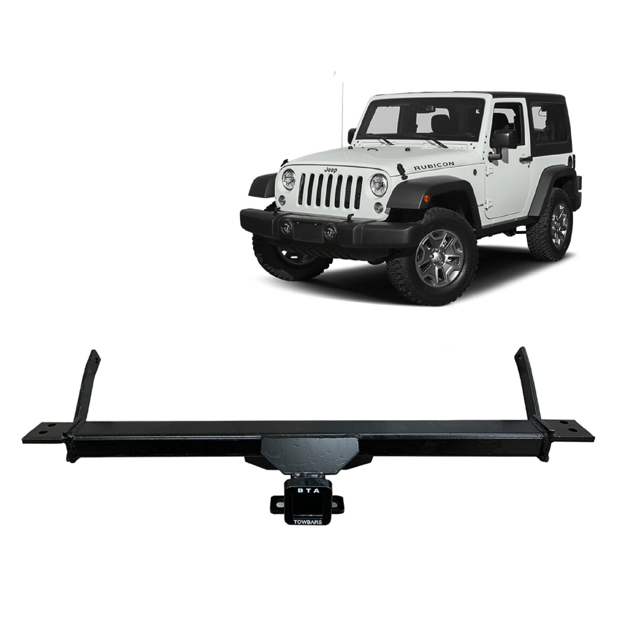 BTA Jeep Wrangler (TJ Series) Heavy Duty Towbar 1200/120kg Capacity