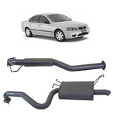 REDBACK - Ford Falcon BA BF (2003 - 2008) Sedan 2.5" Catback Exhaust with Hotdog Centre and Single Outlet Rear Muffler