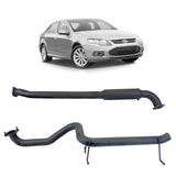 REDBACK - Ford Falcon FG Sedan (02/2008 - 12/2014) 2.5" Exhaust System with Hotdog Centre and Rear Muffler Delete