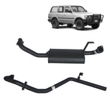 REDBACK - Toyota Landcruiser 80 Series Wagon (1990 - 1997) 4.2L 1HZ & 4.5L FZ Performance Exhaust