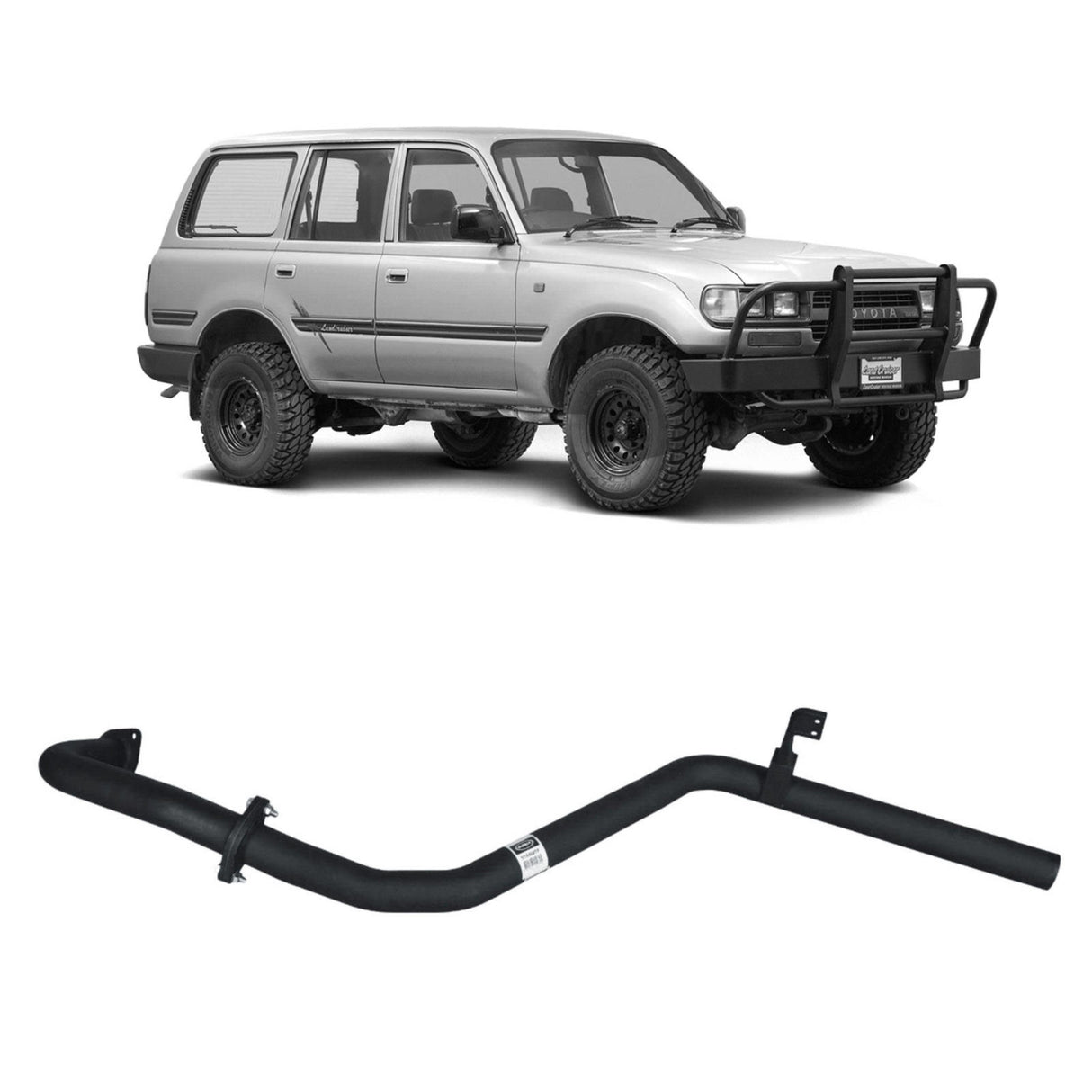 REDBACK - Toyota Landcruiser 80 Series Wagon (1990 - 1997) 4.2L 1HZ & 4.5L FZ Performance Exhaust