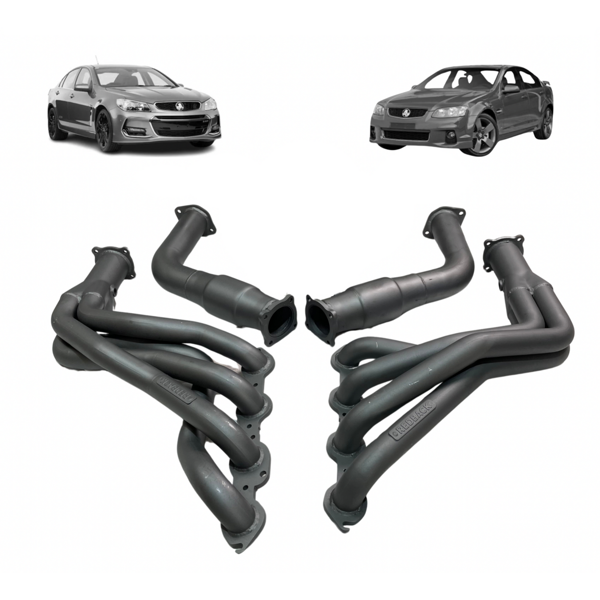 REDBACK - Holden Commodore VE, VF V8 Extractors 1 7/8" Primaries 3" Outlet with Cats