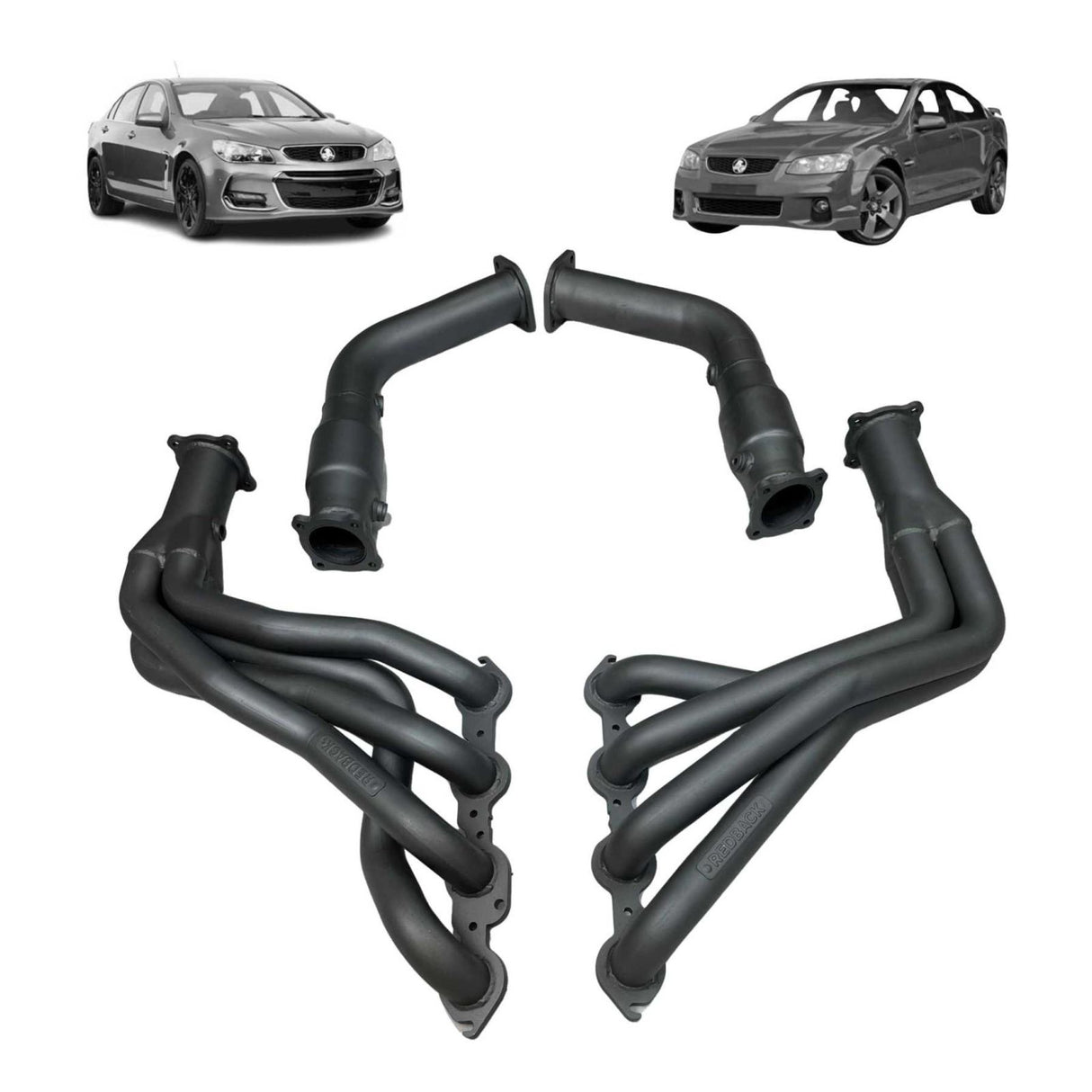REDBACK - Holden Commodore VE, VF V8 Extractors 1 7/8" Primaries 3" Outlet with Cats