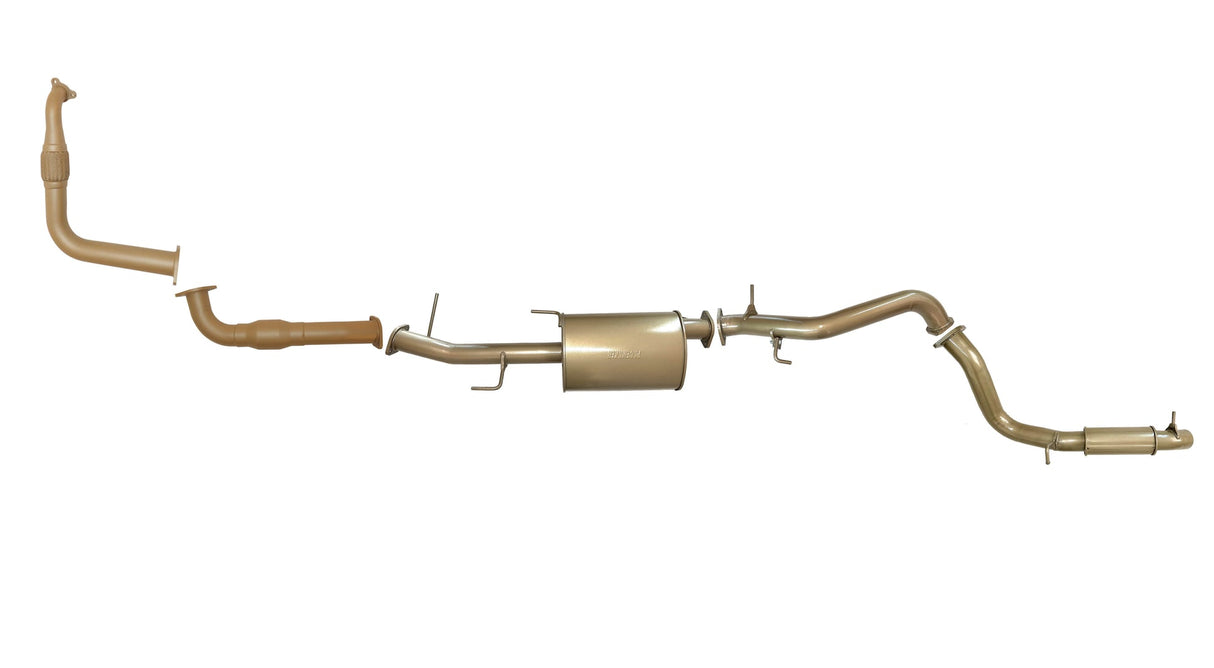 Pacemaker King Brown | 3" Turbo Back Exhaust Kit | Mitsubishi Pajero NW 3.2L TD | KB9020-XCMR
