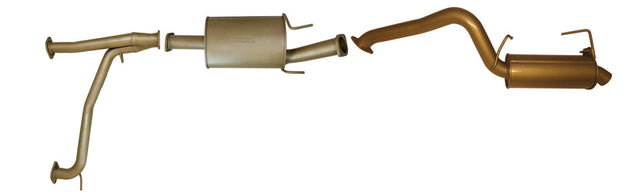 Pacemaker King Brown | Single 3" Cat Back Exhaust | Nissan Patrol Y62 5.6L V8 2013–Current | KB9520-CB-MR