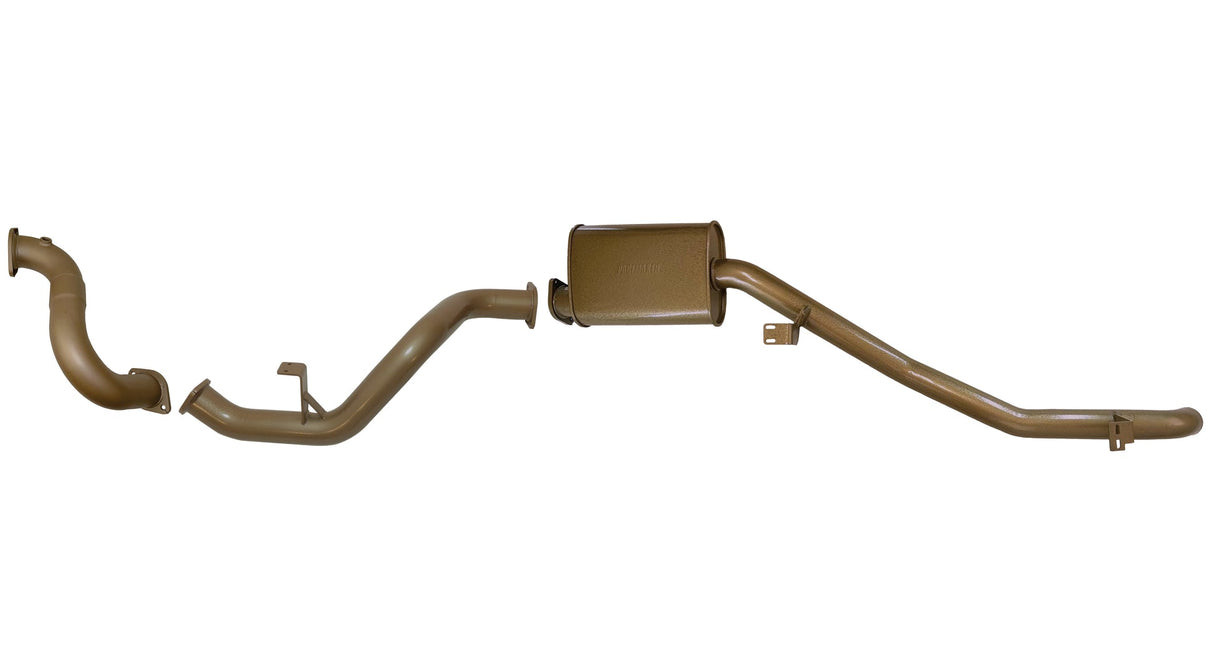 Pacemaker King Brown | 3" DPF Back Exhaust with Muffler | Landcruiser 78 V8 2016-2024 | KBD12007-XXXM