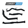 Lukey 4x4 3" Exhaust System with Hotdog for Nissan Navara D22 2001-2015 - LKY-NN-D22-HD
