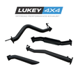 Lukey 4x4 3" Exhaust System with Hotdog for Mercedes-Benz X-Class 2017-2020 / Nissan Navara D23 2015-on - LKY-NN-NP300-HD