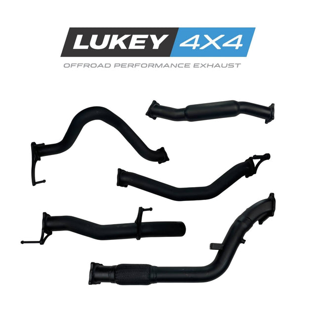 Lukey 4x4 3" Exhaust System with Hotdog for Toyota LandCruiser HDJ100 1998-2007 - LKY-TL-100-HD