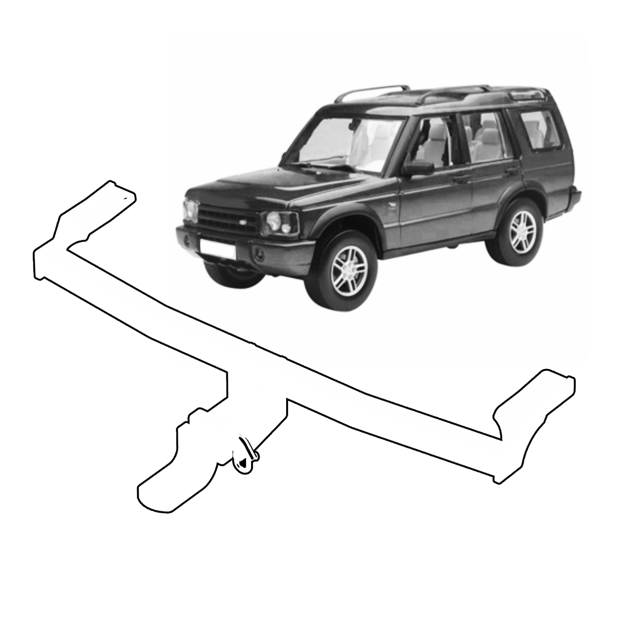 BTA Landrover Discovery (02/1991 – 02/1999) Heavy Duty Towbar 3500/350kg Capacity