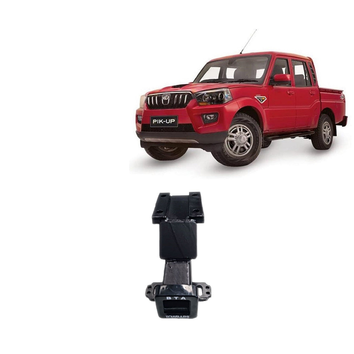 BTA - Towbar To Suit Mahindra PiKUp Dual Cab Ute (08/2017 – On) Heavy Duty Towbar 2500/250kg Capacity