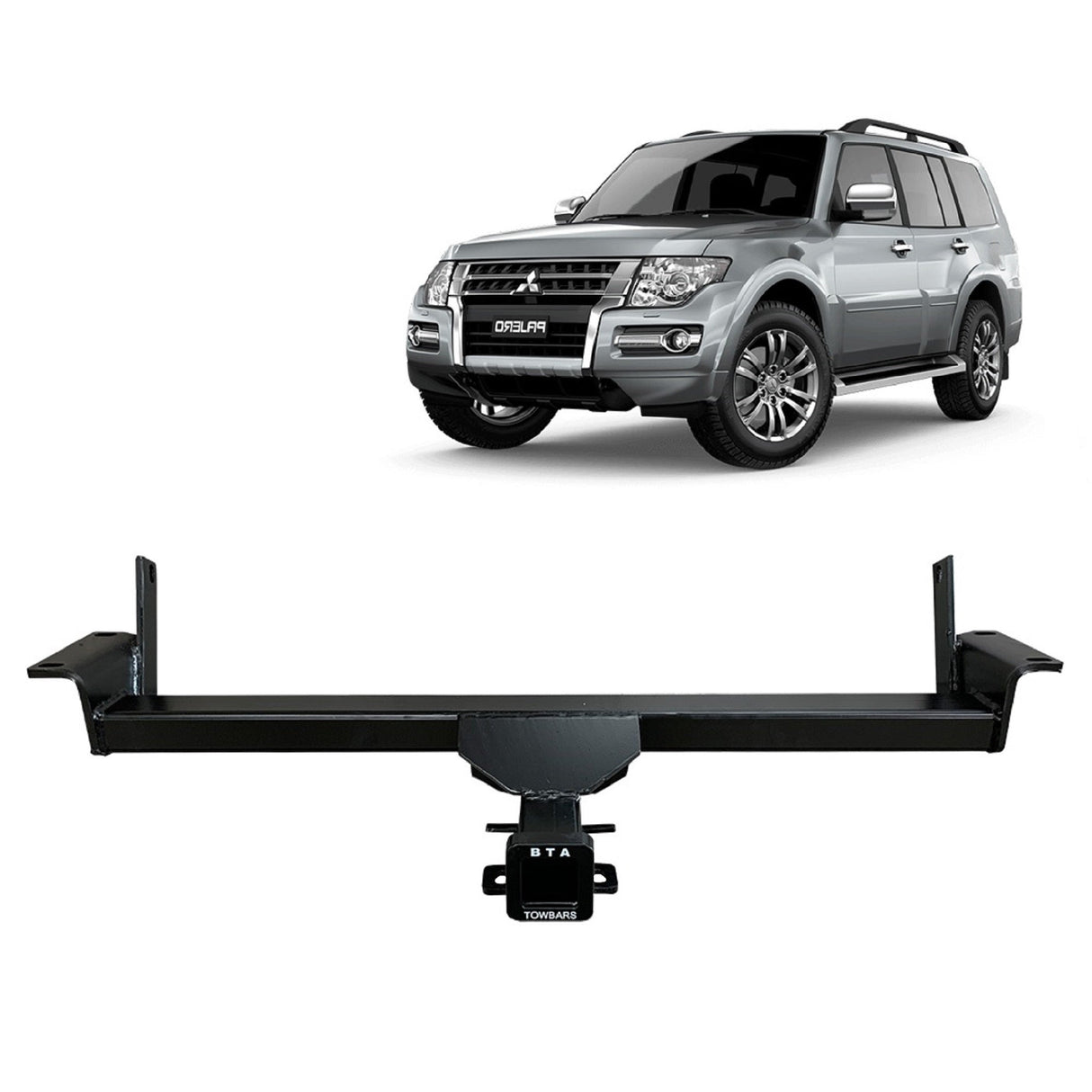 BTA Mitsubishi Pajero NM/NP/NS/NT/NW/NX (06/2000 – On) Heavy Duty Towbar 3000/250kg Capacity
