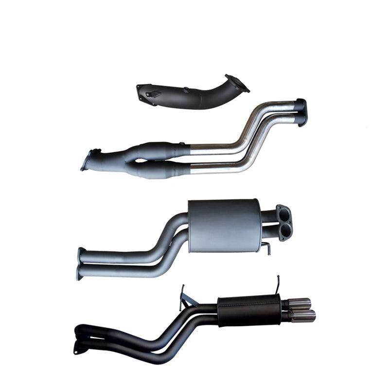 Manta - Ford Falcon BA, BF XR6 Turbo Sedan & FPV F6 Typhoon, Force 6 Sedan (2002-2008) - Turbo Back - 2.5" Dual Exhaust (Includes Dump Pipe) - Muffler/Muffler