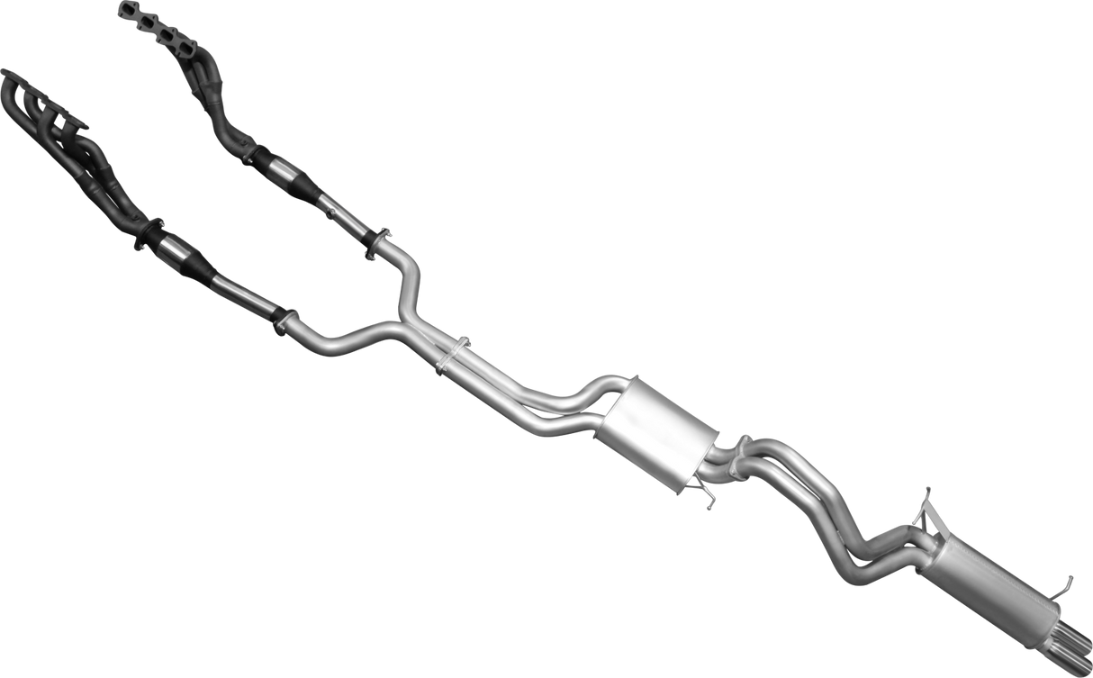 Manta | Twin 2.5" Dual Full System with Extractors & Muffler/Muffler | Ford Falcon BA BF 4V V8 Sedan & FPV GT 2002–2008