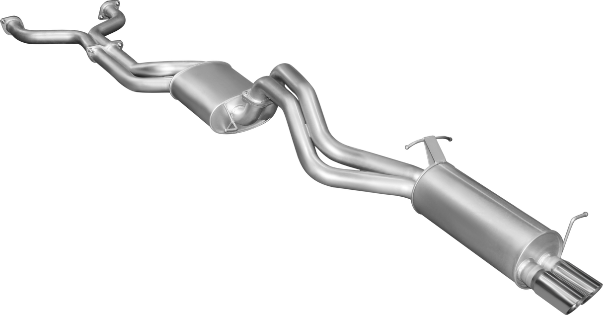 Manta | Twin 2.5" Dual Cat Back Exhaust System with Muffler/Muffler | Ford Falcon BA BF V8 Sedan & FPV GT 2002–2008