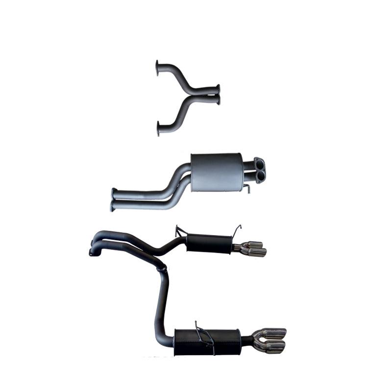 Manta | Twin 2.5" L & R Cat Back Exhaust System with Muffler/Muffler | Ford Falcon BA BF V8 Sedan & FPV GT 2002–2008