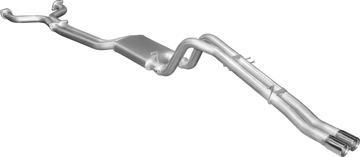 Manta | Twin 2.5" Dual Cat Back Exhaust System with Muffler/Tailpipe | Ford Falcon BA BF V8 Ute 2002–2008