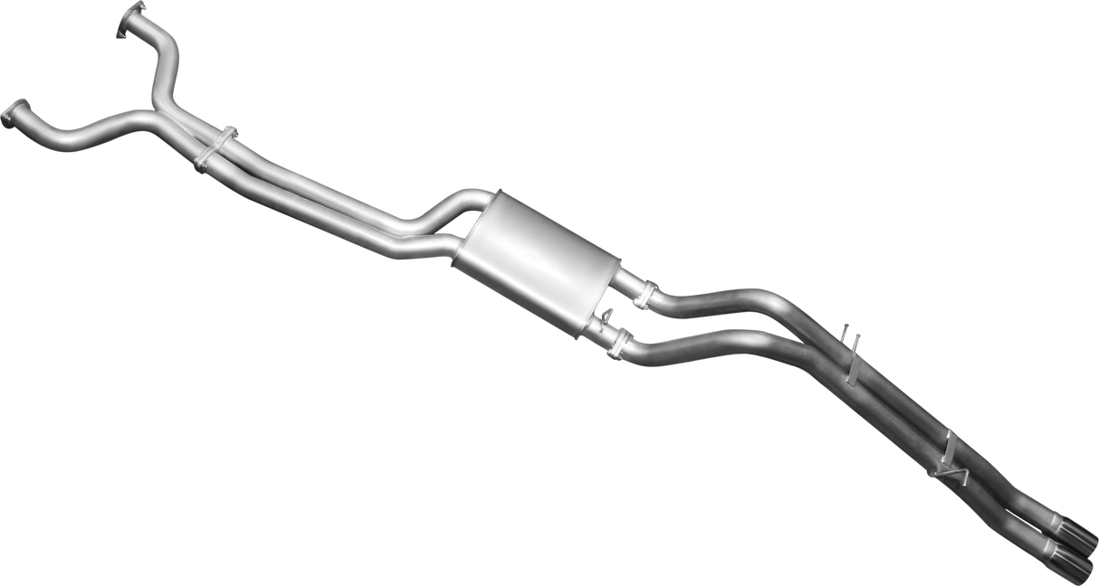 Manta | 2.5" Cat Back Exhaust System with Muffler/Tailpipe | Ford Falcon BA BF V8 RTV Ute 2002–2008