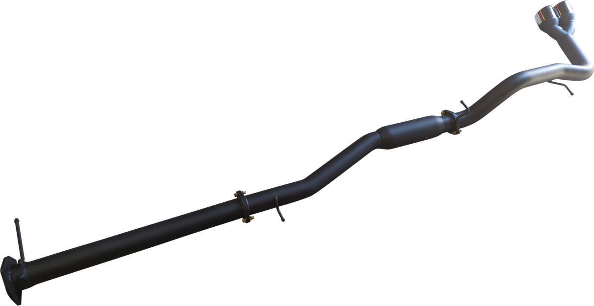 Manta - Ford Ranger Next Gen T6.2 V6 - DPF Back - 3" Single Exhaust with Twin Tip Side Exit- with Centre Hotdog