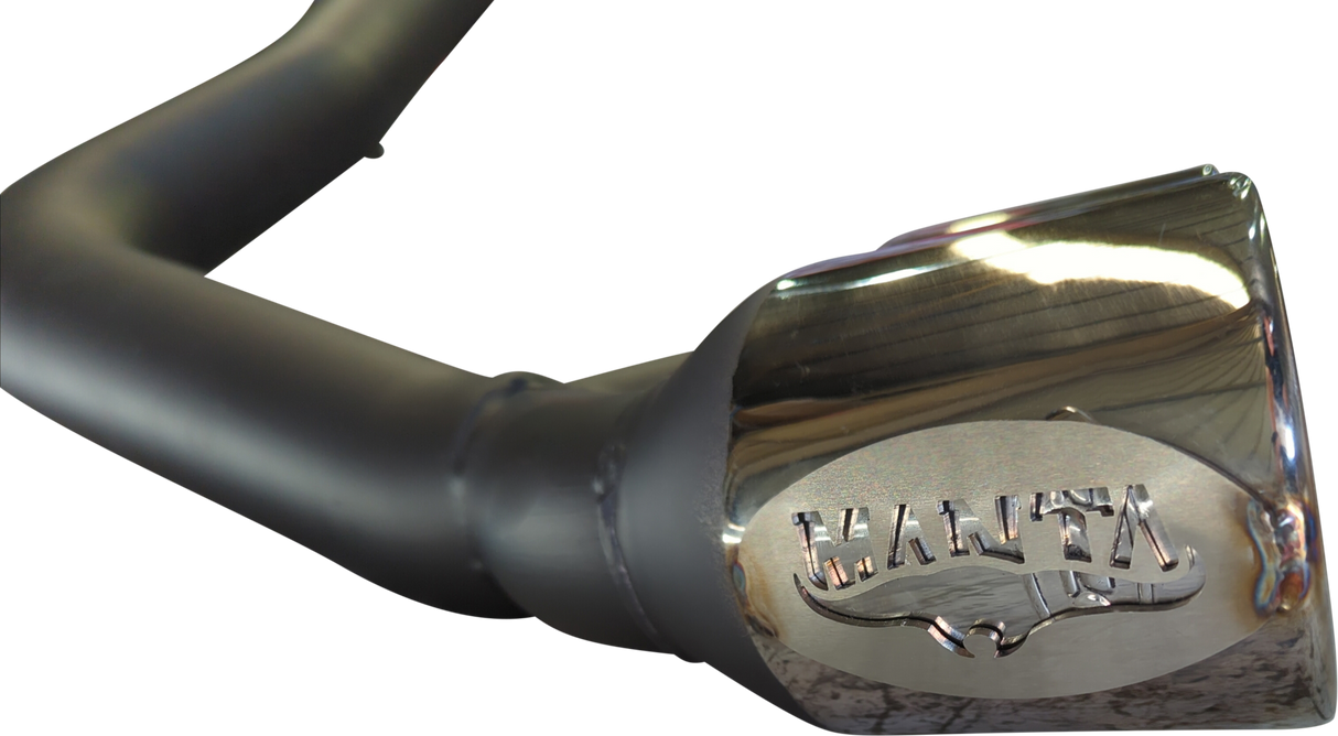 Manta - Ford Ranger Next Gen T6.2 V6 - DPF Back - 3" Single Exhaust with Twin Tip Side Exit- with Centre Hotdog