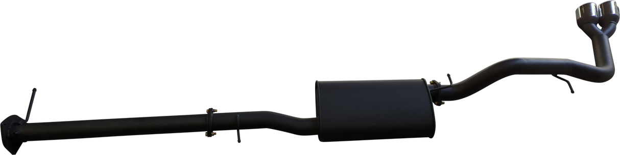 Manta - Ford Ranger Next Gen T6.2 V6 - DPF Back - 3" Single Exhaust with Twin Tip Side Exit - with Centre Muffler