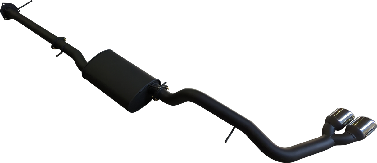 Manta - Ford Ranger Next Gen T6.2 V6 - DPF Back - 3" Single Exhaust with Twin Tip Side Exit - with Centre Muffler