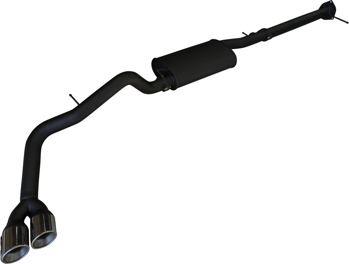 Manta - Ford Ranger Next Gen T6.2 V6 - DPF Back - 3" Single Exhaust with Twin Tip Side Exit - with Centre Muffler