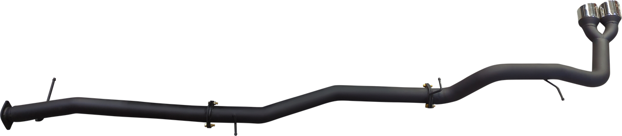 Manta - Ford Ranger Ute Next Gen T6.2 4cyl 2.0 Bi-Turbo (2022-2024) - DPF Back - 3" Single Exhaust with Twin Tip Side Exit - without Centre Muffler