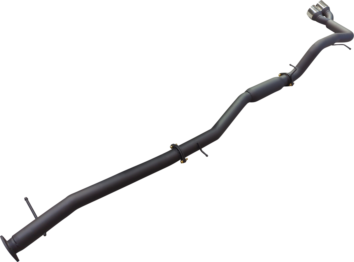 Manta - Ford Ranger Ute 	Next Gen T6.2 4cyl 2.0 Bi-Turbo (2022-2024) - DPF Back - 3" Single Exhaust with Twin Tip Side Exit - with Centre Hotdog