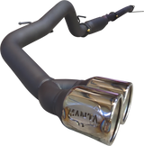 Manta - Ford Ranger Ute 	Next Gen T6.2 4cyl 2.0 Bi-Turbo (2022-2024) - DPF Back - 3" Single Exhaust with Twin Tip Side Exit - with Centre Hotdog