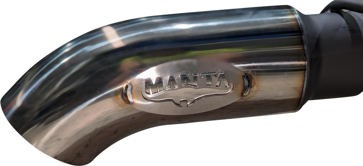 Manta - Ford Everest (2022-2024) Next Gen T6.2 4cyl 2.0L Bi-Turbo - DPF Back - 3" Single Exhaust with 4" Single Tip - without Centre Muffler